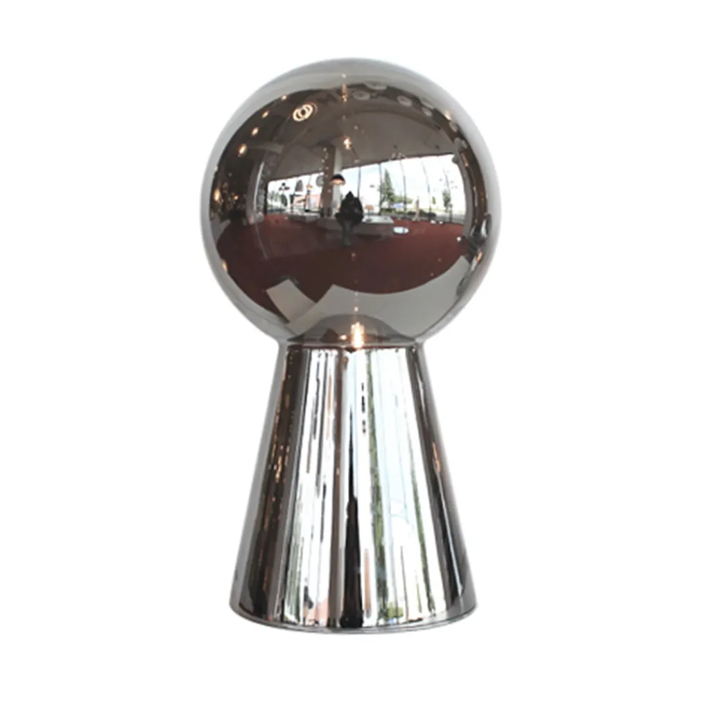 Straluma Chique tafellamp donker chroom pion XL> Woonkamerlampen|Slaapkamerlampen