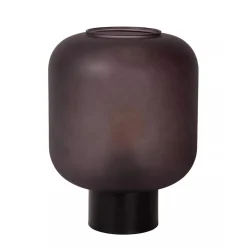 Straluma Chique tafellamp zwart met mat zwart glas> Tafellampen|Design Verlichting