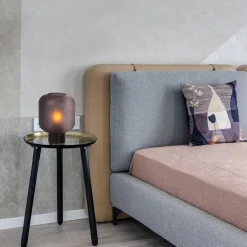 Straluma Chique tafellamp zwart met mat zwart glas></noscript> Tafellampen|Design Verlichting