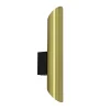 Straluma Chique wandlamp solid brass met zwart up+down> Wandlampen|Luxe Verlichting