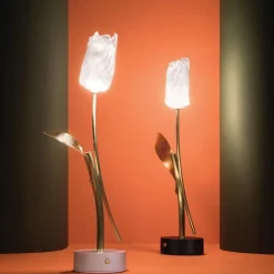 Straluma Decoratieve LED tafellamp Tullip zwart/goud dimbaar><noscript><img width=