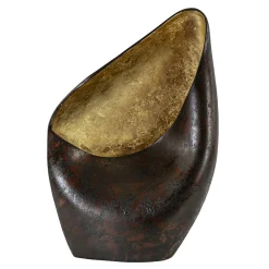 Straluma Decoratieve tafellamp corten brown met goldleaf> Tafellampen|Decoratieve Verlichting