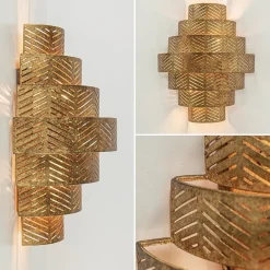 Straluma Decoratieve wandlamp ambachtelijk brons></noscript> Wandlampen|Decoratieve Verlichting