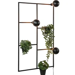 Straluma Decoratieve wandlamp zwart inclusief potten> Wandlampen|Botanische Verlichting
