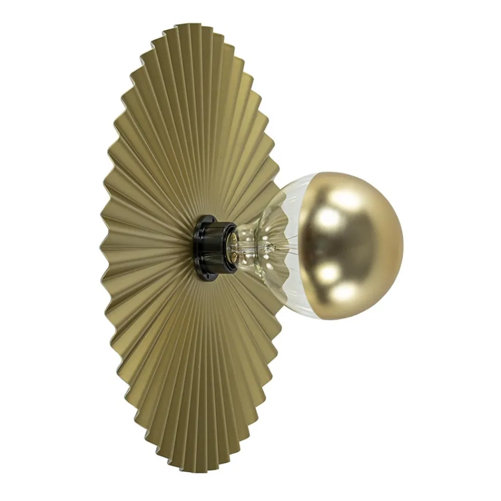 Straluma Decoratieve wand/plafondlamp goud met zwart> Plafondlampen|Wandlampen