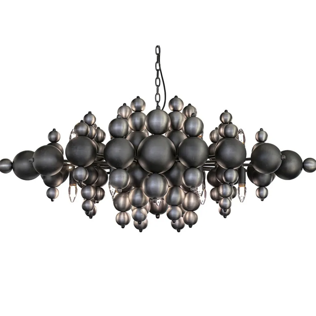 Straluma Design hanglamp Blow ovaal industrial dark> Eettafellampen|Videverlichting