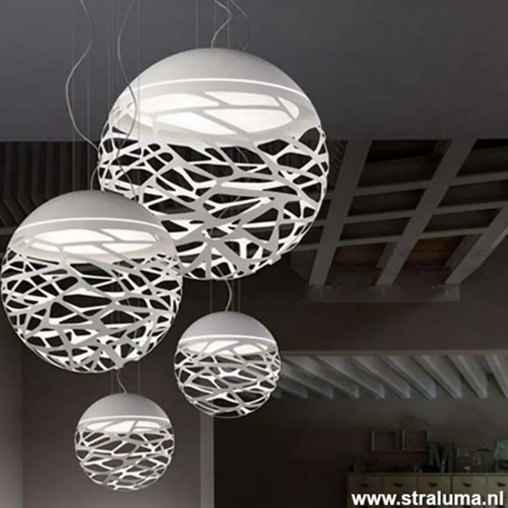 Straluma Design hanglamp Kelly bol wit> Eettafellampen|Videverlichting