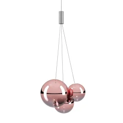 Straluma Design hanglamp Random rose goud glas inclusief LED> Hanglampen|Videverlichting