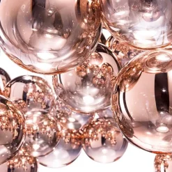 Straluma Design hanglamp Random rose goud glas inclusief LED><noscript><img width=