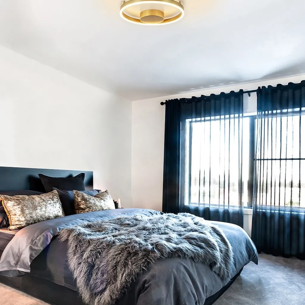 Straluma Design LED plafond/wandlamp ring goud> Plafondlampen|Wandlampen