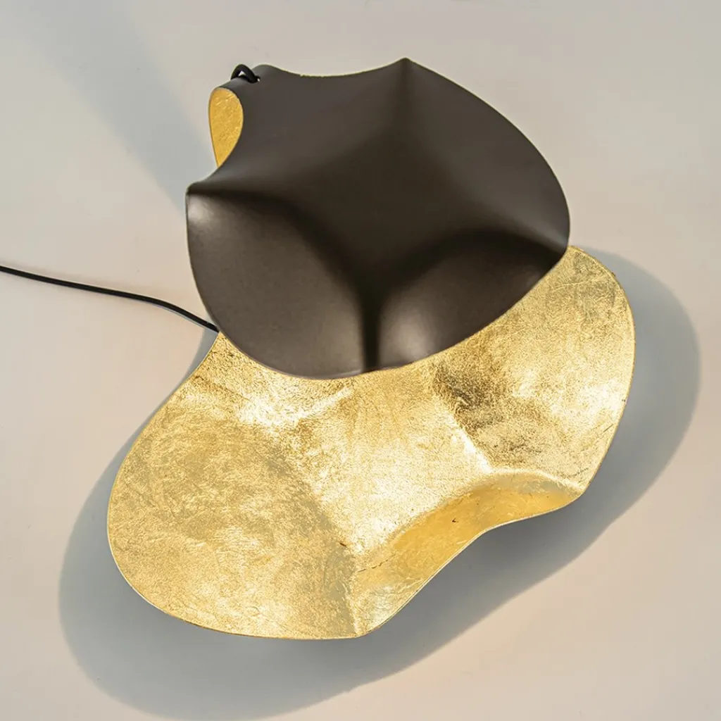 Straluma Design LED Tafellamp brons met goldleaf> Tafellampen|LED Tafellampen
