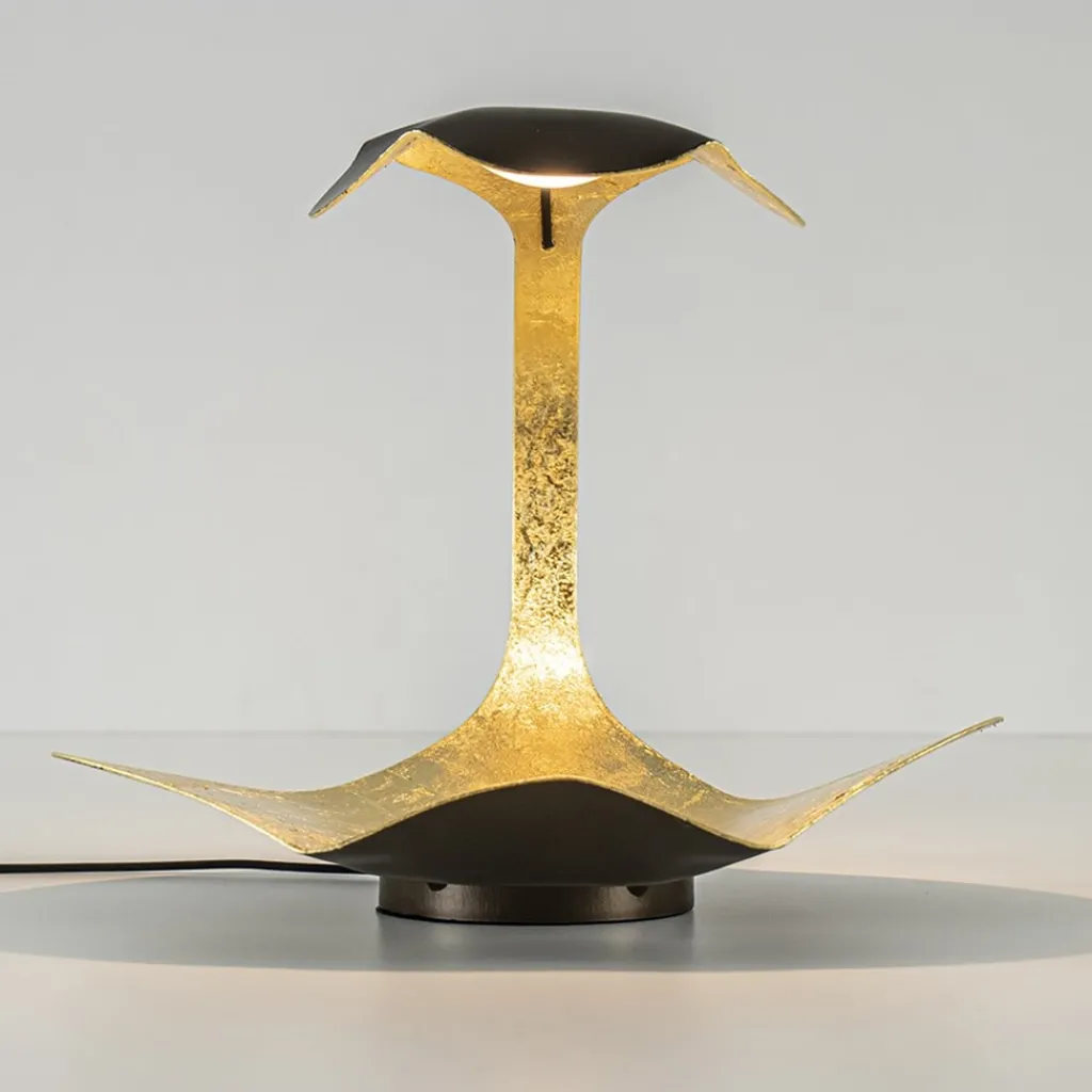 Straluma Design LED Tafellamp brons met goldleaf> Tafellampen|LED Tafellampen