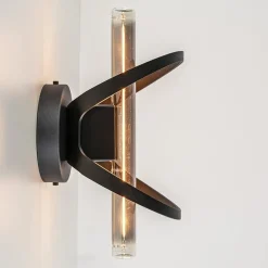 Straluma Design plafond/wandlamp mat zwart></noscript> Plafondlampen|Wandlampen