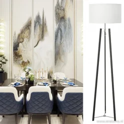 Straluma Design staande lamp zwart staal dimbaar><noscript><img width=