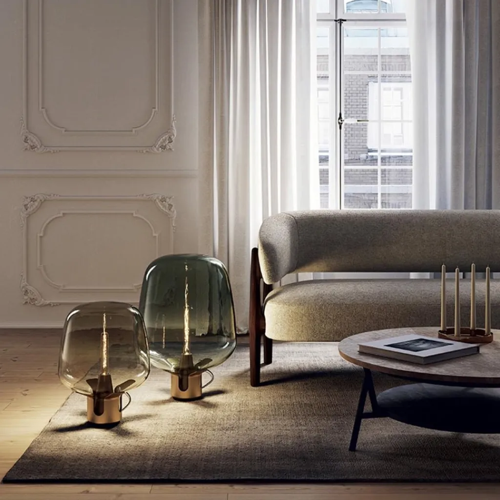 Straluma Design tafellamp Flar large terra/turqoise> Tafellampen|Design Verlichting