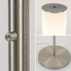 Straluma Design vloerlamp cilinder opaal glas met dimbaar LED><noscript><img width=