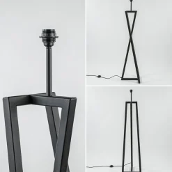 Straluma Design vloerlamp frame mat zwart excl kap></noscript> Lampenvoeten|Woonkamerlampen