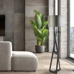 Straluma Design vloerlamp frame mat zwart excl kap></noscript> Lampenvoeten|Woonkamerlampen