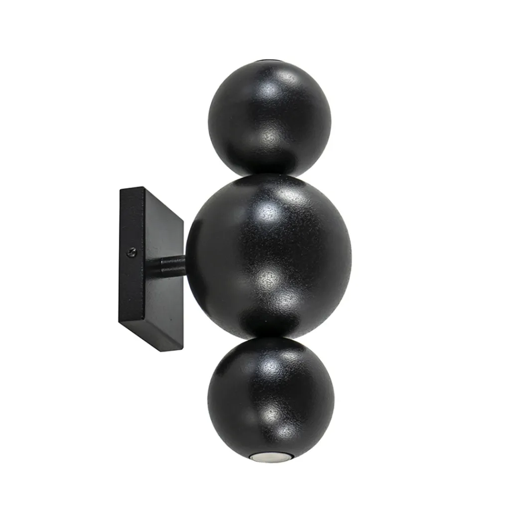 Straluma Design wandlamp textured black inclusief LED> Wandlampen|LED Wandlampen