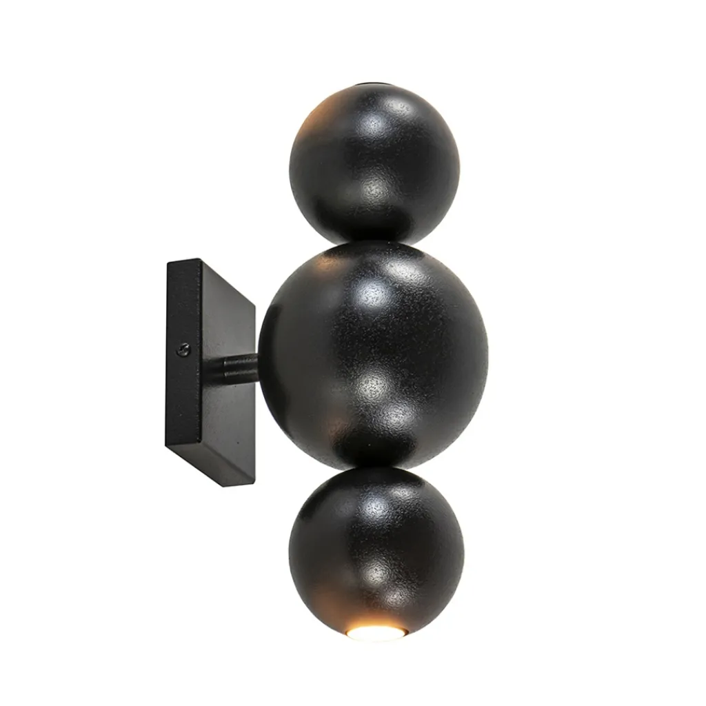 Straluma Design wandlamp textured black inclusief LED> Wandlampen|LED Wandlampen