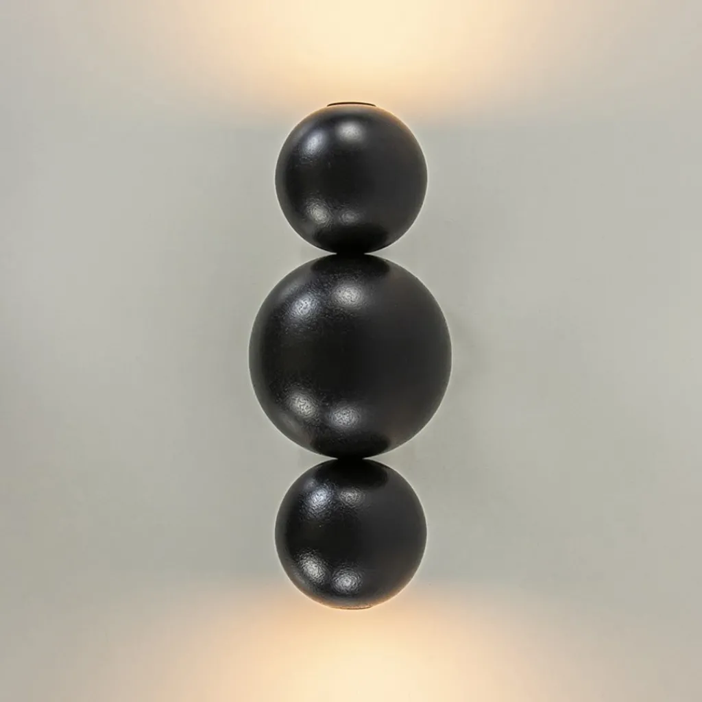 Straluma Design wandlamp textured black inclusief LED> Wandlampen|LED Wandlampen