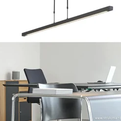 Straluma Dim to warm LED hanglamp-balk zwart><noscript><img width=