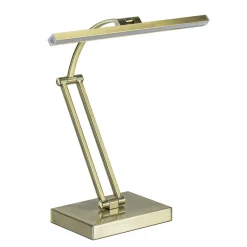 Straluma Dimbare LED bureaulamp brons verstelbaar> Tafellampen|Bureaulampen
