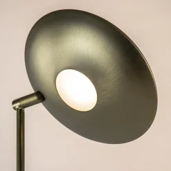Straluma Dimbare LED uplighter met leeslamp donker brons></noscript> Vloerlampen|Leeslampen