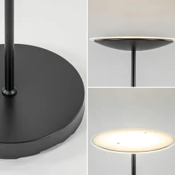 Straluma Dimbare LED uplighter vloerlamp mat zwart></noscript> Vloerlampen|Uplighters