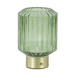 Straluma Dimbare tafellamp op batterij groen/goud> Tafellampen|Tienerkamerlampen