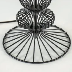 Straluma Draad tafellamp zwart met cilinder kap></noscript> Tafellampen|Draadlampen