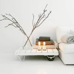 Straluma Draadloze tafellamp wit marmer met heldere lichtbron dimbaar></noscript> Tafellampen|Keukenverlichting