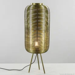 Straluma Driepoot tafellamp Tomek antiek brons> Tafellampen|Light and Living