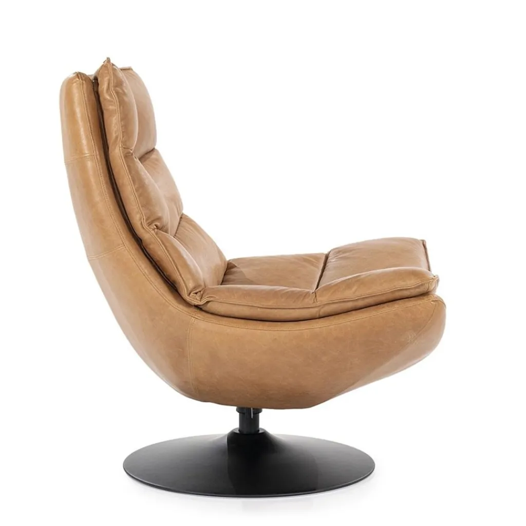 Straluma Fauteuil Sven leer - cognac> Fauteuils