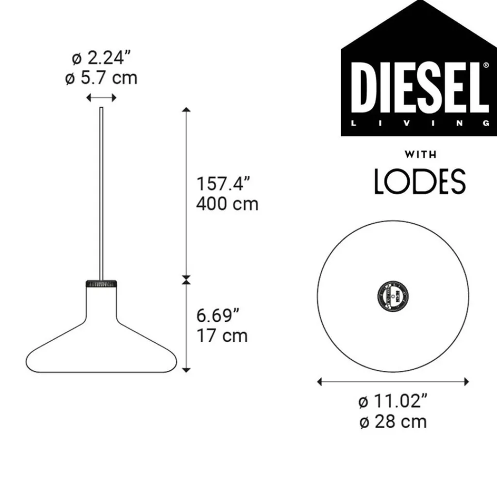Straluma Flask B hanglamp 28cm metallic black> Pendel Lampen|Keukenverlichting