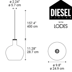 Straluma Flask C hanglamp 25cm metallic black></noscript> Pendel Lampen|Keukenverlichting