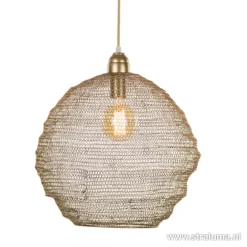 Straluma Gaas hanglamp Nina mat goud> Light and Living|Woonkamerlampen