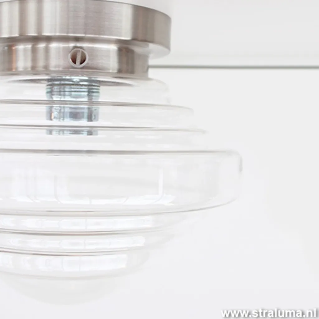 Straluma Glazen art deco Plafonniere keuken-hal> Plafonnières|Woonkamerlampen