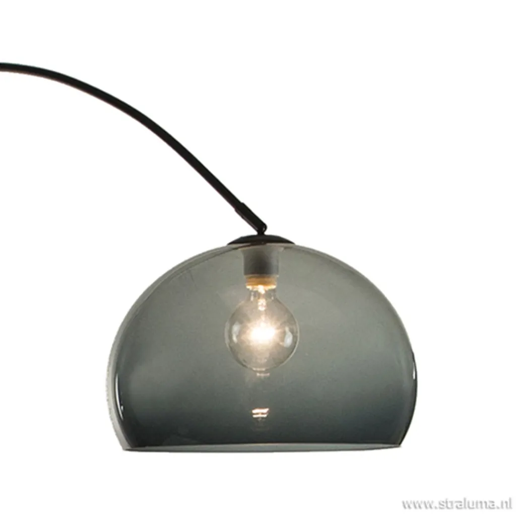 Straluma Grijze kap plexibol exclusief booglamp> Lampenkappen