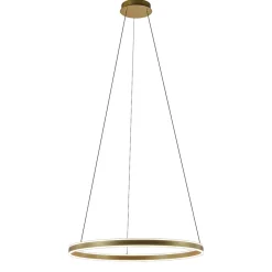 Straluma Grote design hanglamp LED gouden ring> Hanglampen|Eettafellampen