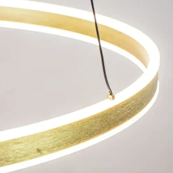 Straluma Grote design hanglamp LED gouden ring><noscript><img width=