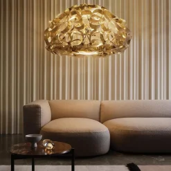 Straluma Grote design hanglamp Quantica goud></noscript> Eetkamerverlichting|Hanglampen