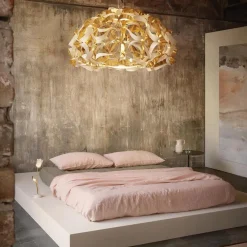Straluma Grote design hanglamp Quantica goud></noscript> Eetkamerverlichting|Hanglampen