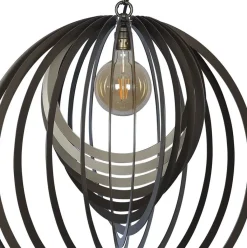 Straluma Grote design hanglamp ringen platinum 80 cm><noscript><img width=