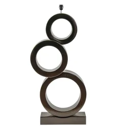 Straluma Grote design lampvoet Circles brons exclusief kap><noscript><img width=