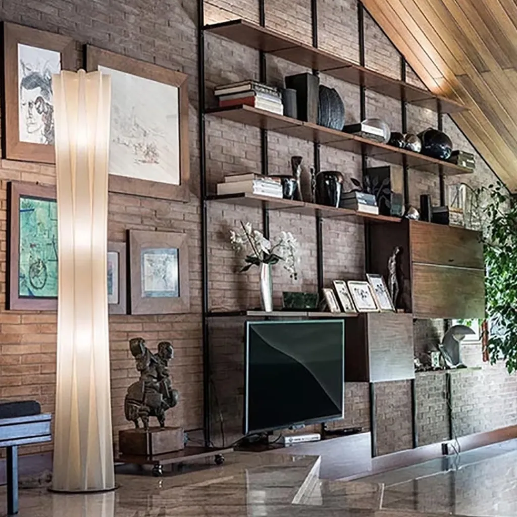 Straluma Grote design vloerlamp Bach licht goud inclusief dimmer> Vloerlampen|Decoratieve Verlichting