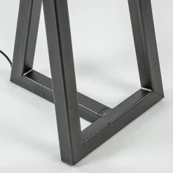 Straluma Grote design vloerlamp Calitri staal exclusief kap></noscript> Vloerlampen|Lampenvoeten