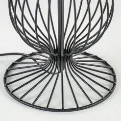 Straluma Grote draad tafellamp met zwarte kap><noscript><img width=