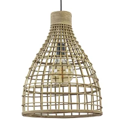 Straluma Grote hanglamp Puerto rotan naturel Light and Light> Light and Living|Woonkamerlampen