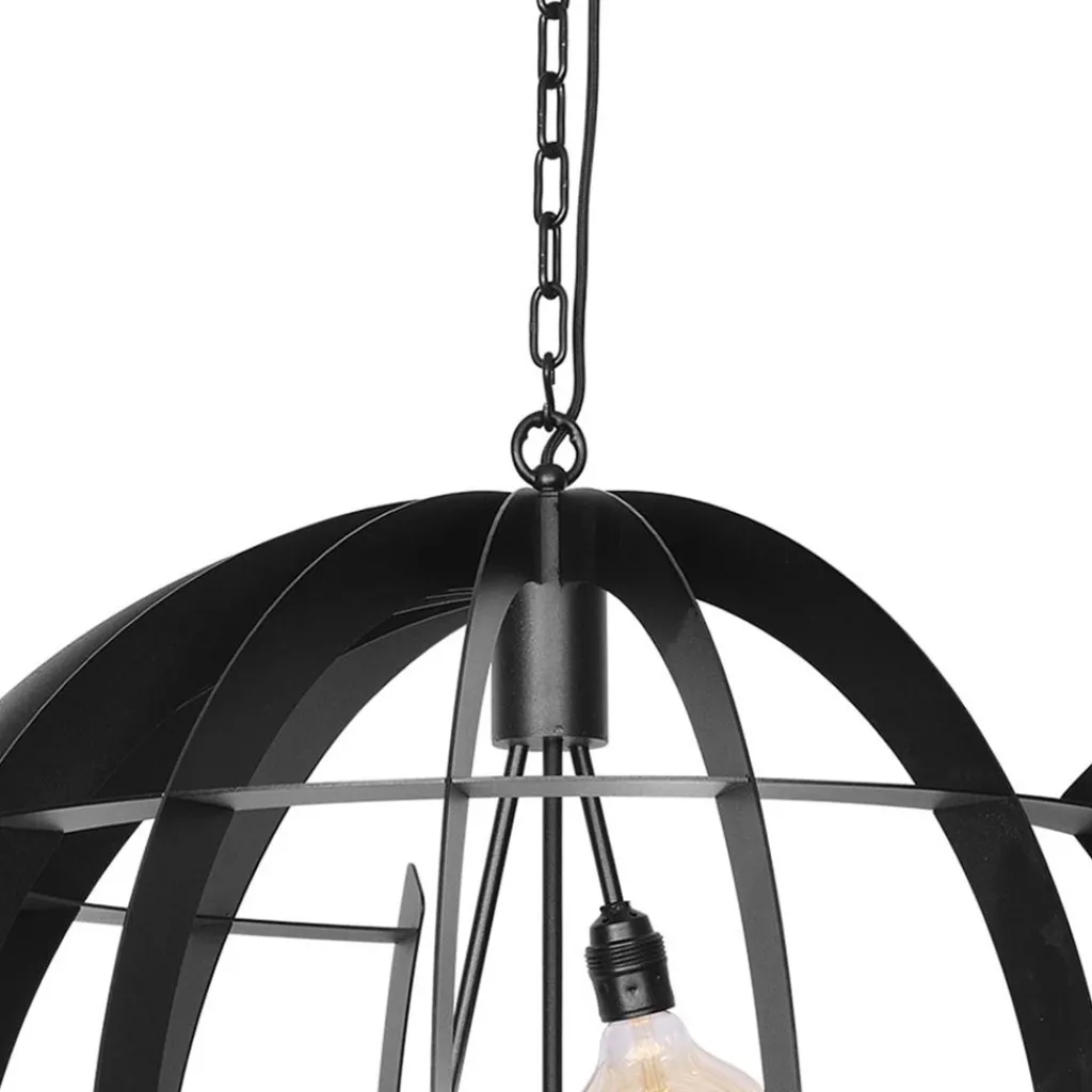 Straluma Grote hanglamp Terra 80 cm zwart> Eettafellampen|Videverlichting